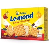 ราคา จูลี่ส์พีนัทบัตเตอร์แซนด์วิชบิสกิต 360กรัม Julies Peanut Butter Sandwich Biscuits 360g. (9556121030965)