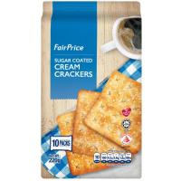 ราคา แฟร์ไพรซ์ชูการ์โค๊ทครีมแครกเกอร์ 220กรัม Fairprice Sugar Coated Cream Crackers 220g. (8888030307007)