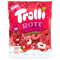 ราคา ทรอลลี่เรดฟรุตส์มินิริงส์กัมมี่ 80กรัม Trolli Red Fruits Mini Rings Gummy 80g. (6925425479153)