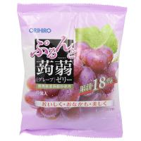 ราคา โอริฮิโระขนมเยลลี่ผสมบุกรสองุ่น 120กรัม Orihiro Grape Konjac Jelly 120g. (4571157254340)