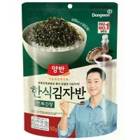 ราคา ยังบันสาหร่ายโรยข้าวหอยเป๋าฮื้อและซีอิ้วขาว 50กรัม Yangban Seaweed Twice Seasoned Leaver with Abalone and Soy Sauce 50g. (8801047228820)