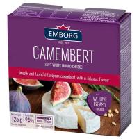 ราคา เอ็มบอร์คเดนนิชกามองแบร์ชีส 125กรัม Emborg Danish Camembert Cheese 125g. (5701215042391)