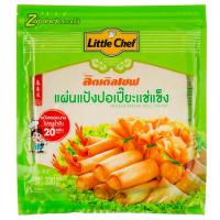 ราคา ลิตเติ้ลเชฟแผ่นแป้งปอเปี๊ยะ 330กรัม Little Chef Frozen Spring Roll Pastry 330g. (8851613200262)