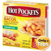 ราคา ฮ็อตพ็อกเก็ตส์ครัวซองค์สอดไส้เบคอนไข่และชีสครัสท์แช่แข็ง 241กรัม Hot Pockets Bacon Egg and Cheese Croissant Crust 241g (43695062007)