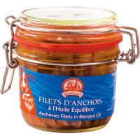 ราคา ลาโมเนเกสแอนโชวีในน้ำมันพืชผสม 250กรัม La Monegasque Anchovies Fillets in Blended Oil 250g. (3155890001822)