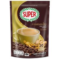 ราคา ซุปเปอร์กาแฟปรุงสำเร็จชนิดผงผสมโสม 17กรัม แพค 20 Super Instant Coffee Mixed Ginseng 17g. Pack 20sachets (8888240008046)