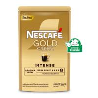 ราคา เนสกาแฟโกลด์เครมมากาแฟสำเร็จรูปผสมกาแฟคั่วบดละเอียดถุงตั้ง 100กรัม Nescafe Gold Crema Instant Coffee Mexed with Finely Ground Roasted Doy 100g. (8850125086999)