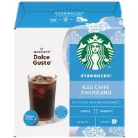 ราคา สตาร์บัคส์ดอลเช่กุสโต้กาแฟคั่วบดไอซ์คาเฟ่อเมริกาโน 12แคปซูล 66กรัม Starbucks Dolce Gusto Roast Ground Coffee Iced Caffe Americano 12Capsules 66g. (7613287592903)