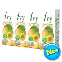 ราคา ไอวี่น้ำบ๊วยผสมไฟเบอร์ 170มล. แพค 4 Ivy Plum Juice with Fiber 170ml. Pack 4 (8859645300677)
