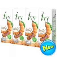ราคา ไอวี่น้ำมะขามผสมไฟเบอร์ 170มล.แพค 4 Ivy Tamarind Juice with Fiber 170ml. Pack 4 (8859645300714)