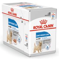 ราคา โรยัลคานินอาหารแบบเปียกสำหรับสุนัขโตอ้วนง่าย(โลฟ) 85กรัม แพค 12 Royal Canin Light Weight Care Adult Loaf Wet Dog Food 85g. Pack 12 (9003579008690)