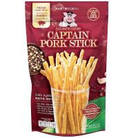 ราคา กัปตันหมูแท่งอบกรอบ 80กรัม Captain Crispy Pork Stick 80g. (8857126611045)