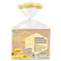 ราคา คิวบิกขนมปังแซนด์วิชโฮลวีตธัญพืชสูตรวีแกน 195กรัม(C Cubic Vegan Precious Seed Sandwich Whole Wheat Bread 195g.(C (8858894104647)
