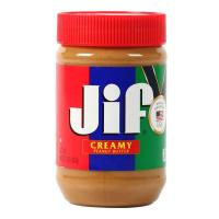 ราคา จิฟครีมมี่พีนัทบัตเตอร์ 454กรัม Jif Creamy Peanut Butter 454g. (51500241288)