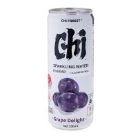 ราคา ชิฟอเรสต์สปาร์คลิ่งวอเตอร์เกรฟดีไลท์ไม่มีน้ำตาล 330มล. Chi Forest Sparkling Water Grape Delight No Sugar Flavor 330ml. (6970399925618)