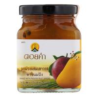 ราคา ดอยคำแยมทาขนมปังมะม่วงผสมเสาวรส 220กรัม Doi Kham Mango with Passion Fruit Spread Jam 220g. (8850773570123)