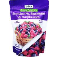 ราคา ดีเจแอนด์เอฟรีซดรายมิกซ์เบอร์รี่ 100กรัม DJ&A Freeze Dried Mix Berry 100g. (9345544010209)