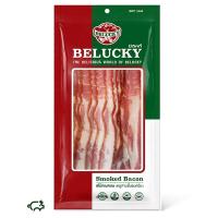 ราคา บีลัคกี้สโมคเบคอน 400กรัม Belucky Smoked Bacon 400g. (8850342021025)