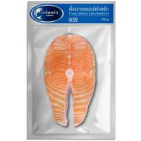 ราคา มารีนพลัสเนื้อปลาแซลมอนสเต็ก โคโฮ แช่แข็ง 100กรัม Marine Plus Frozen Coho Salmon Steak Cut 100g. (8853474094028)