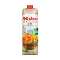 ราคา มาลีน้ำส้มเขียวหวานสุโขทัยพร้อมเนื้อส้ม 100เปอร์เซ็น 1ลิตร Malee Tangerine Orange Juice with Orange Pulp 1ltr. (8853333016383)
