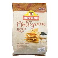 ราคา มิชชั่นแผ่นแป้งข้าวโพดทอดกรอบมัลติเกรน 170กรัม Mission Tortilla Chips Multigrain 170g. (6946431800991)