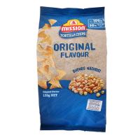 ราคา มิชชั่นแผ่นแป้งข้าวโพดทอดกรอบรสดั่งเดิม 170กรัม Mission Tortilla Chips Original Flavour 170g. (6946431800342)
