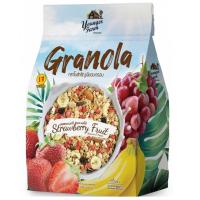 ราคา ยังเกอร์ฟาร์มกราโนล่ารสสตรอเบอร์รรี่และผลไม้ 225g Younger Farm Granola Strawberry and Fruit 225g (8857126105490)