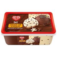 ราคา วอลล์ไอศกรีมเทคทูรสช็อกและช็อกโกแลต 390กรัม Walls Ice Cream Take Two Choc and Chocolate Chip 390g. (8851932348218)