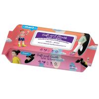 ราคา สมาร์ทเตอร์ซอฟแอนด์เจนเทิลเวทไวพส์ม่วงรุ่น25ปี 80แผ่น Smarter Soft and Gentle Skin Wet Wipes Purple 25th 80sheets (8853474075799)