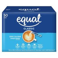 ราคา อิควล 1กรัม แพค 50ซอง Equal 1g. Pack 50 (8850186100061)