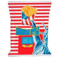 ราคา อเมริกันสไตล์มันฝรั่งเส้นหยักแช่แข็ง 750กรัม American Style Frozen French Fries Crinkle Cut 750g. (8856843050434)