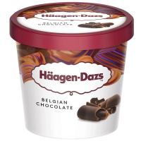 ราคา ฮาเก้นดาสไอศกรีมนมผสมเบลเยี่ยนช็อกโกแลต 81กรัม Haagen Dazs Belgian Chocolate Ice Cream Cup 81g. (3415581533187)