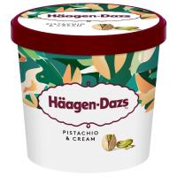 ราคา ฮาเก้นดาสไอศกรีมพิสตาชิโอแอนด์ครีม 77กรัม Haagen Dazs Pistachio and Cream Ice Cream 77g. (3415587393181)