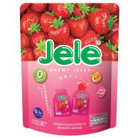 ราคา เจเล่ชิววี่เยลลี่กลิ่นสตรอเบอรี่ 108กรัม Jele Chewy Jelly White Juice Strawberry Flavour 108g. (8850157106542)