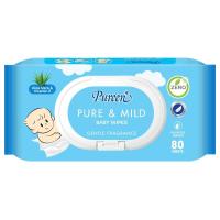 ราคา เพียวรีนแผ่นทำความสะอาด 80ชิ้น Pureen Baby Wipes 80pcs. (8850848009794)