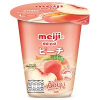 ราคา เมจิโยเกิร์ตรสพีชผสมวุ้นมะพร้าว 135กรัม Meiji Yoghurt Peach Flavoured with Nata De Coco 135g. (8850329349678)
