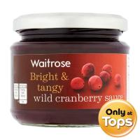ราคา เวทโทรสซอสไวด์แครนเบอร์รี่ 205กรัม Waitrose Wild Cranberry Sauce 205g. (5000169194225)