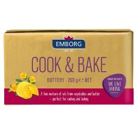 ราคา เอ็มบอร์กคุกแอนด์เบคบัตเตอร์รี 200กรัม Emborg Cook and Bake Buttery 200g. (5704025027640)