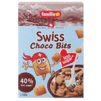 ราคา แฟมิเลียสวิสช็อกโกรสช็อกโกแลต 350กรัม Familia Swiss Choco Bit Less Sugar 350g. (7610023000555)