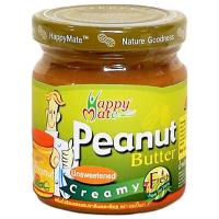 ราคา แฮปปี้เมทครีมถั่วลิสงรสธรรมชาติบดละเอียด 200กรัม HappyMate Peanut Butter Creamy 200g. (8856891000634)