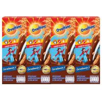 ราคา โอวัลตินนมยูเอชทีรสหวานน้อยไขมันต่ำ 180มล. แพค4 Ovaltine UHT Less Sweet 180ml. Pack 4 (7612100057568)