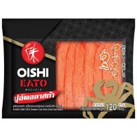 ราคา โออิชิอีทโตะปูอัดอลาสก้าเนื้อปลาบดปรุงรส 120กรัม Oishi Eato Alaska Crab Stick 120g. (8859501350075)
