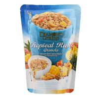 ราคา ไดมอนด์เกรนส์กราโนล่ารสทรอปิคัลริช 220กรัม Diamondgrains Tropieal Rich Granola 220g. (8859114900544)