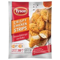 ราคา ไทสันไก่กรอบไม่มีกระดูก 200กรัม Tyson Crispy Chicken Strips 200g. (8859646800114)