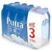 ราคา เพอร์ร่าน้ำแร่ธรรมชาติ 600มล. แพค 12 Purra Natural Mineral Water 600ml. Pack 12 (8850999001456)