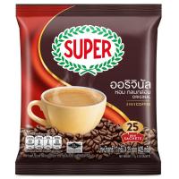 ราคา ซุปเปอร์ออริจินัลกาแฟปรุงสำเร็จชนิดผง 17กรัม แพค 25ซอง Super Original Instant Coffee Mixed 17g. Pack 25sachets (8888240000040)