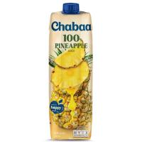 ราคา ชบาน้ำสับปะรด100เปอร์เซ็นต์ 1000มล. Chabaa Pineapple Juice 100percent 1000ml. (8854761120116)