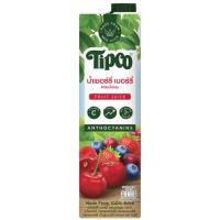 ราคา ทิปโก้น้ำเชอร์รี่เบอร์รี่ 1ลิตร Tipco Cherry Berry Juice 1ltr. (8851013773496)