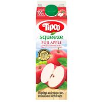 ราคา ทิปโก้สควีซน้ำแอปเปิ้ลฟูจิผสมน้ำองุ่น100เปอร์เซ็นต์พาสเจอร์ไรส์ 1ลิตร Tipco Squeeze Pasteurized Fuji Apple Juice with Grape 1ltr. (8851013766290)