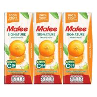 ราคา มาลีน้ำส้ม 200มล. แพค 3 Malee Orange Juice 200ml. Pack 3 (8853333010046)